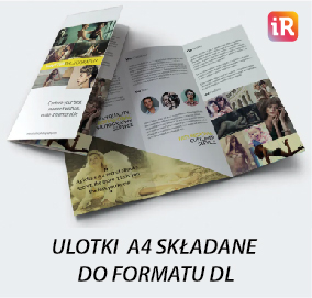 Ulotki reklamowe składane - 1000 szt. - sklep internetowy www.nksr.pl
